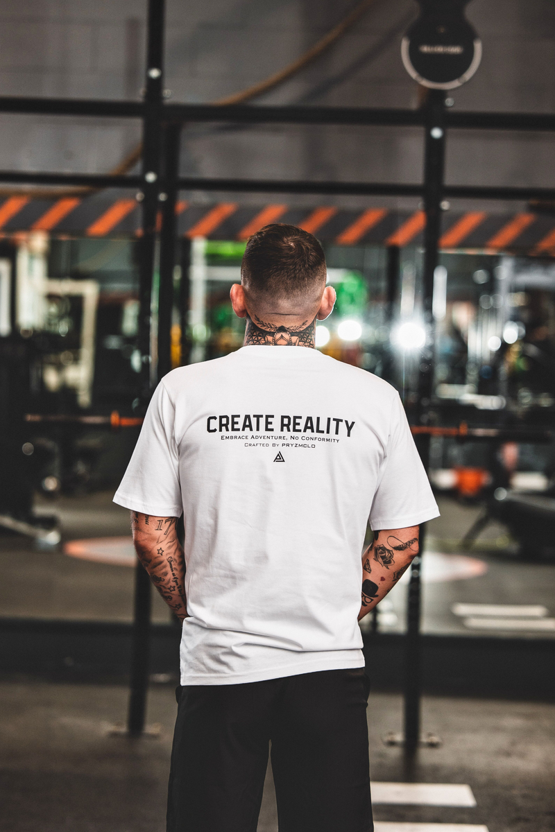 MENS WHITE OVERSIZED "CREATORS CLUB" T-SHIRT