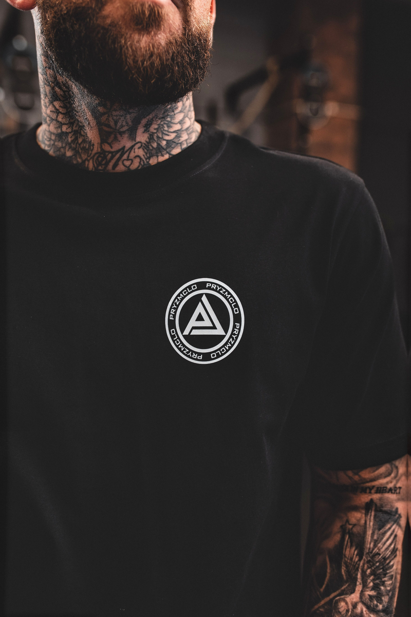 MENS BLACK OVERSIZED "ALPINE CREATORS CLUB" T-SHIRT