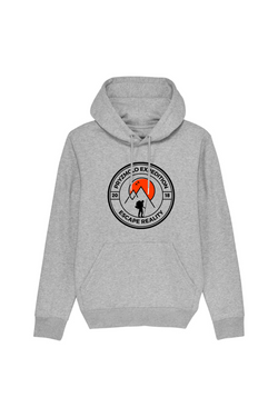 GREY LUXURY COTTON PRYZMCLO EXPEDITION HOODIE