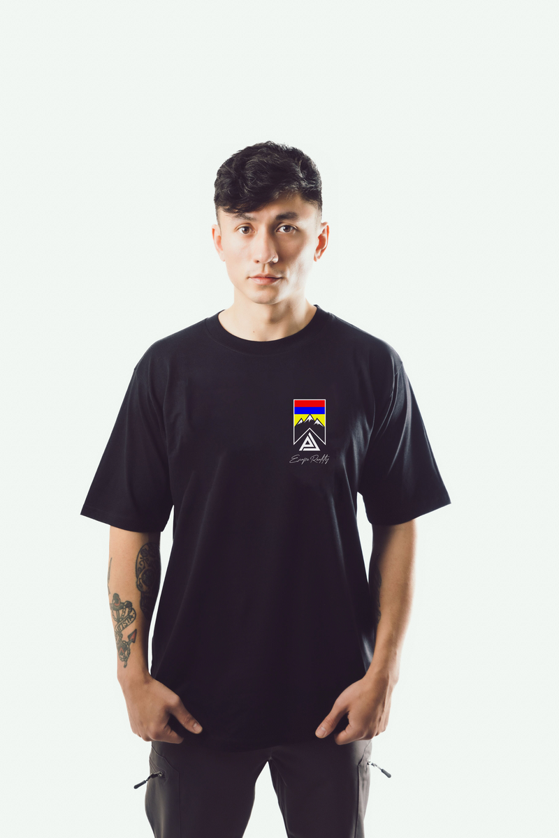 MENS BLACK COLOMBIA OVERSIZED T-SHIRT