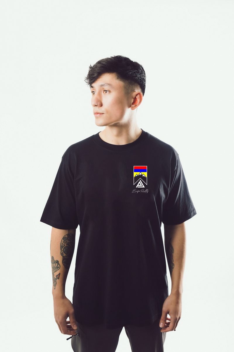 MENS BLACK COLOMBIA OVERSIZED T-SHIRT