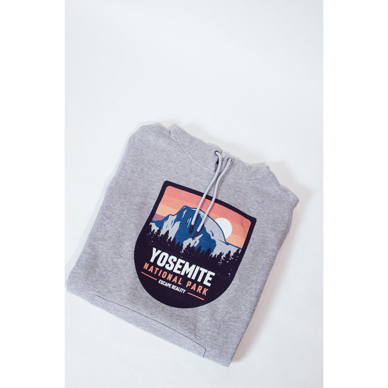 Grey Luxury Cotton “Yosemite” Hoodie