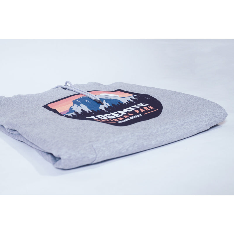 Grey Luxury Cotton “Yosemite” Hoodie