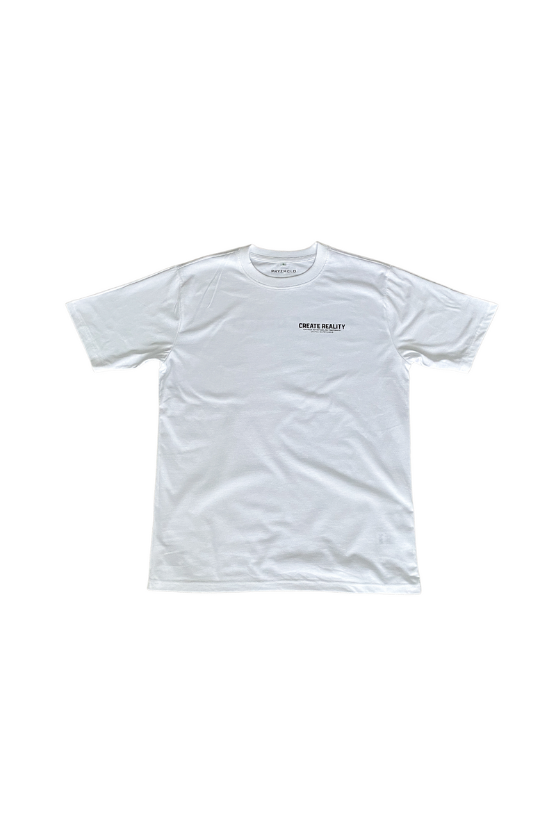 MENS WHITE OVERSIZED "CREATORS CLUB" T-SHIRT