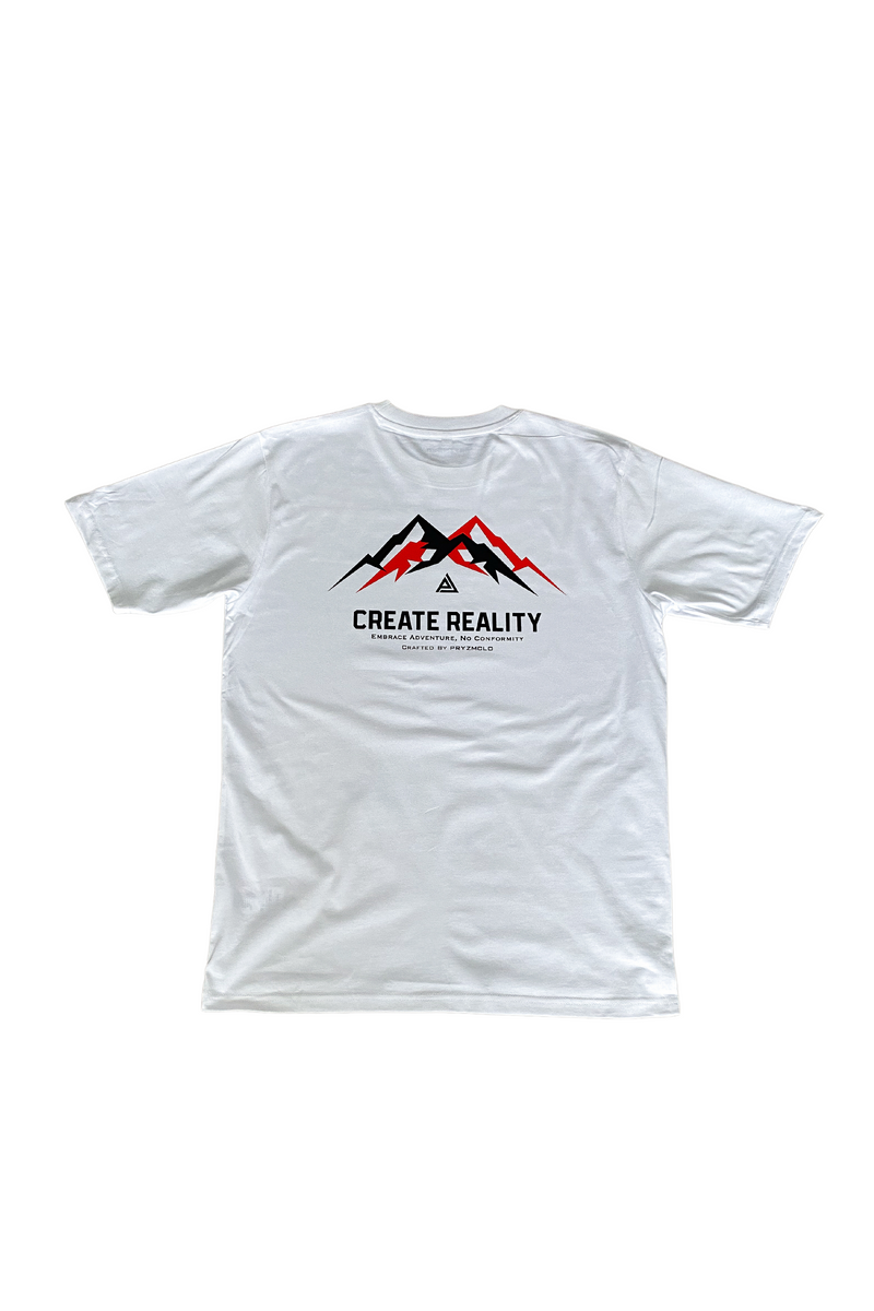 MENS WHITE OVERSIZED "ALPINE CREATORS CLUB" T-SHIRT