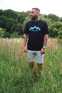 MENS BLACK OVERSIZED ALPINE T-SHIRT