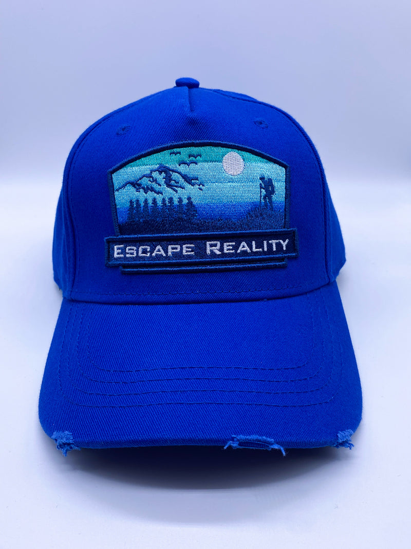 BLUE "HIKER 2.0" DISTRESSED CAP