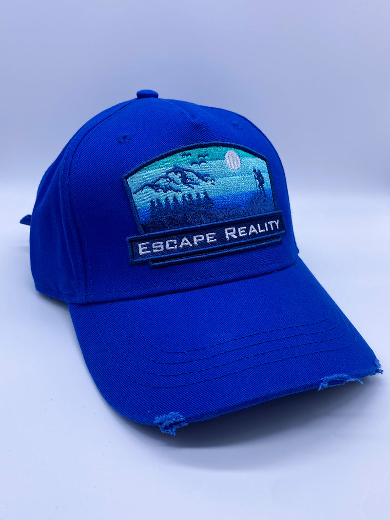 BLUE "HIKER 2.0" DISTRESSED CAP